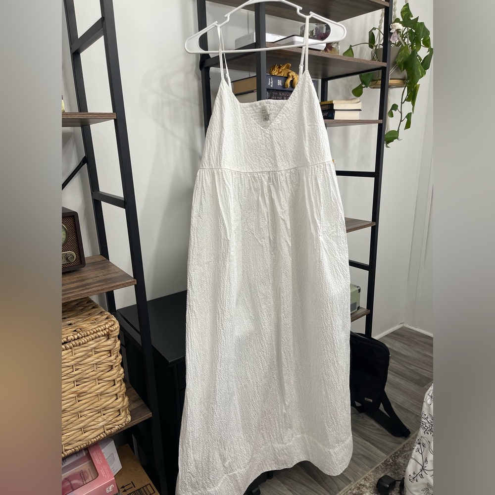 A New Day - White Maxi Dress - L